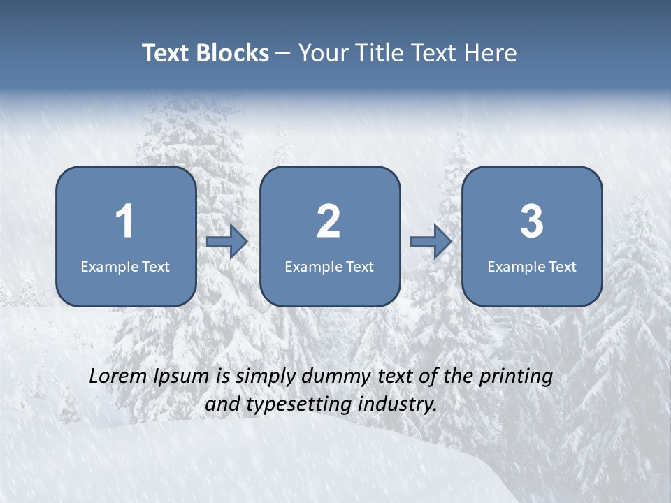 Illumination Nature Xmas PowerPoint Template