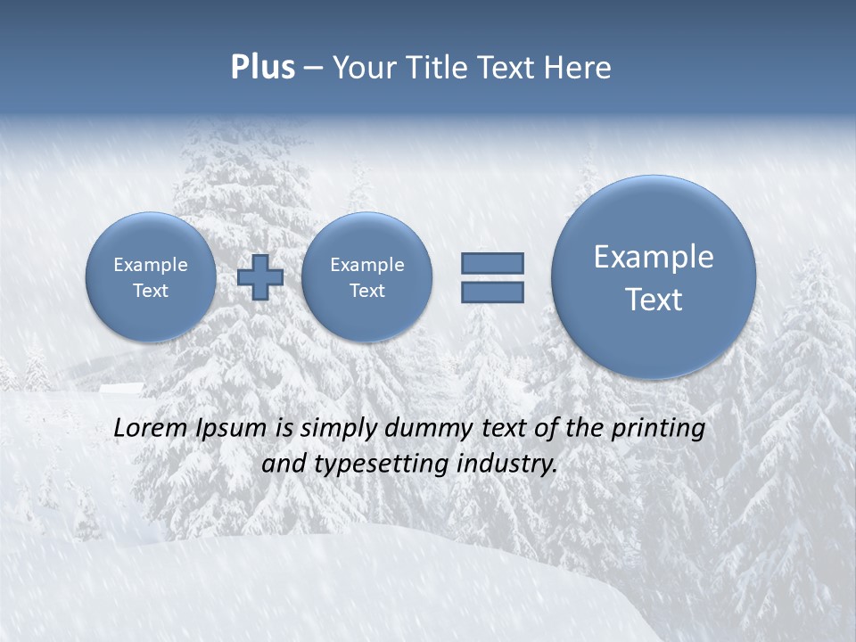 Illumination Nature Xmas PowerPoint Template