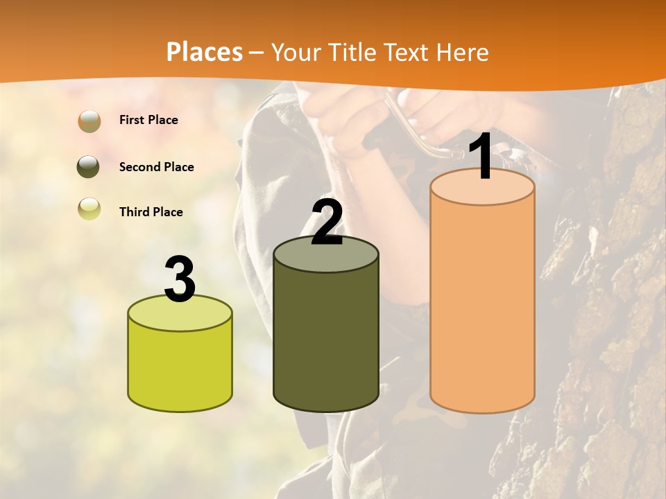 Fire Forest Ball PowerPoint Template