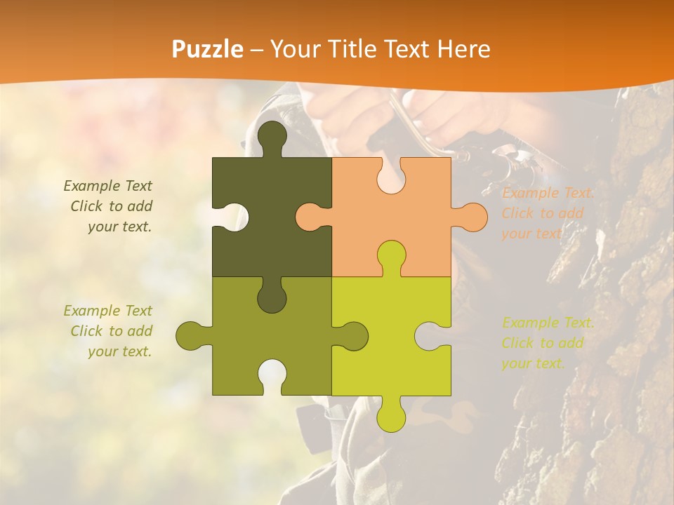 Fire Forest Ball PowerPoint Template