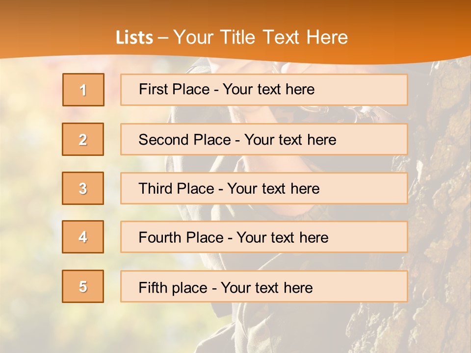 Fire Forest Ball PowerPoint Template