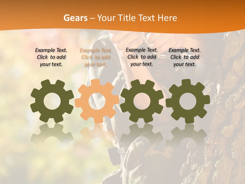 Fire Forest Ball PowerPoint Template