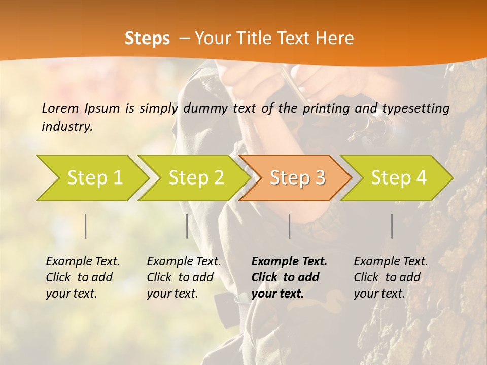 Fire Forest Ball PowerPoint Template