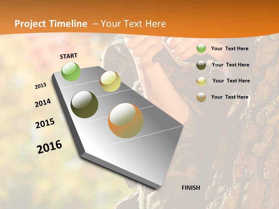 Fire Forest Ball PowerPoint Template