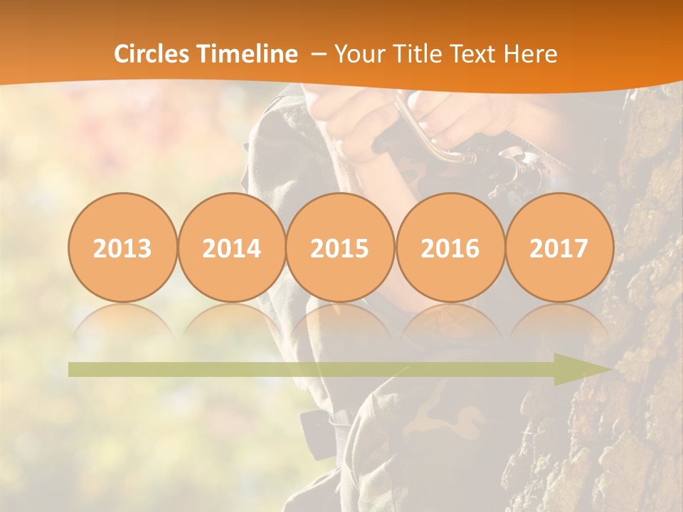 Fire Forest Ball PowerPoint Template