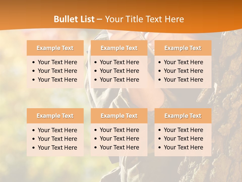 Fire Forest Ball PowerPoint Template