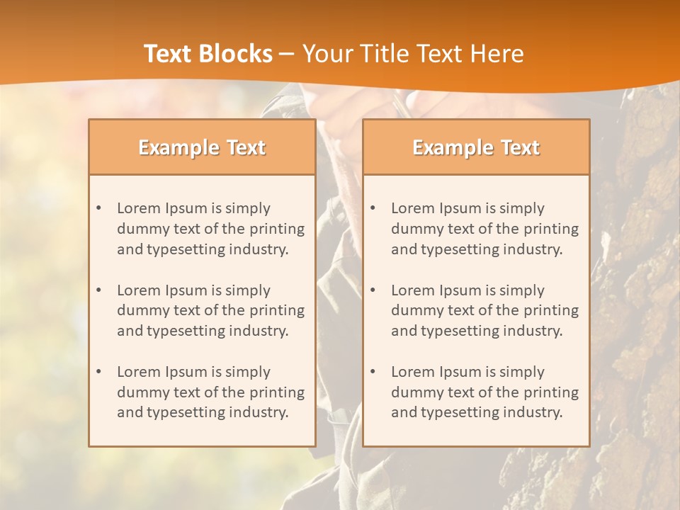 Fire Forest Ball PowerPoint Template