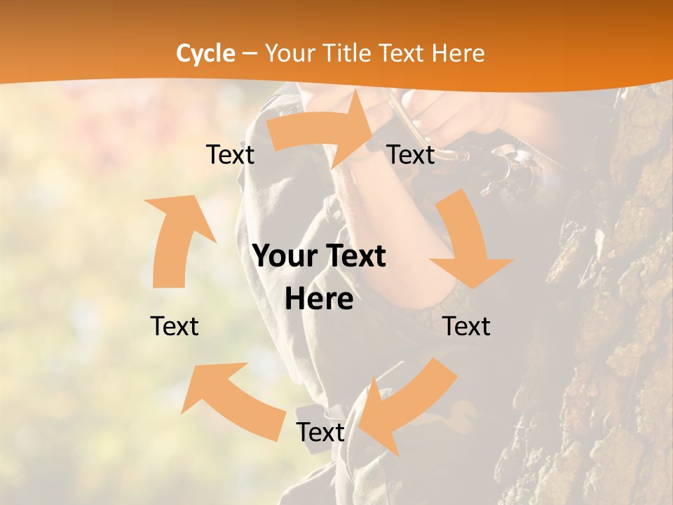 Fire Forest Ball PowerPoint Template