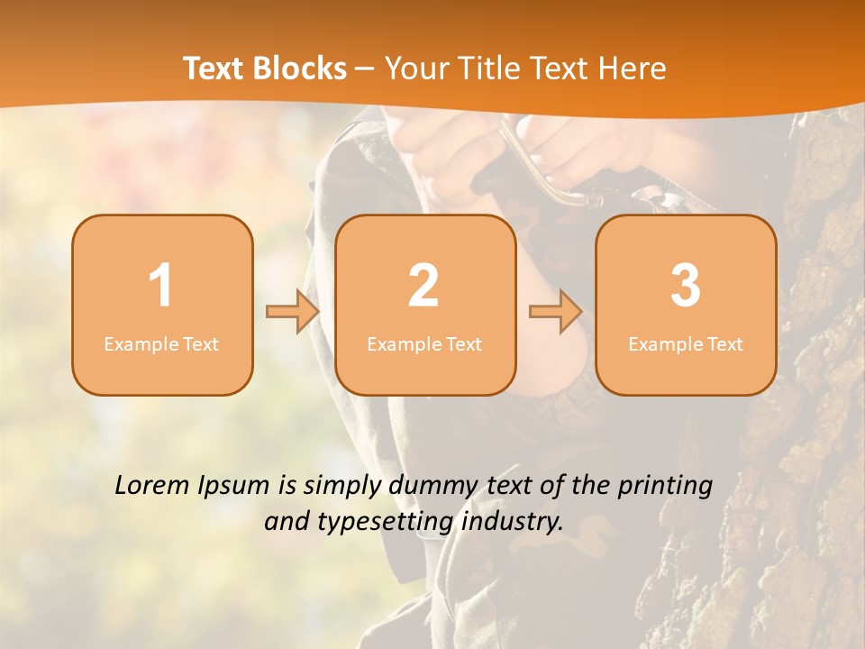 Fire Forest Ball PowerPoint Template