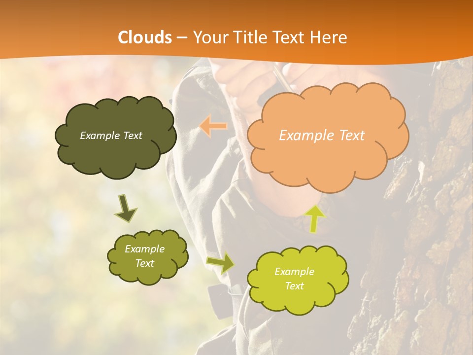 Fire Forest Ball PowerPoint Template