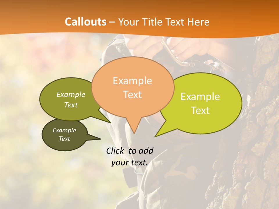 Fire Forest Ball PowerPoint Template