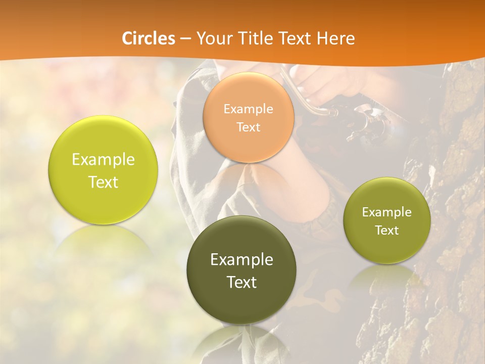 Fire Forest Ball PowerPoint Template