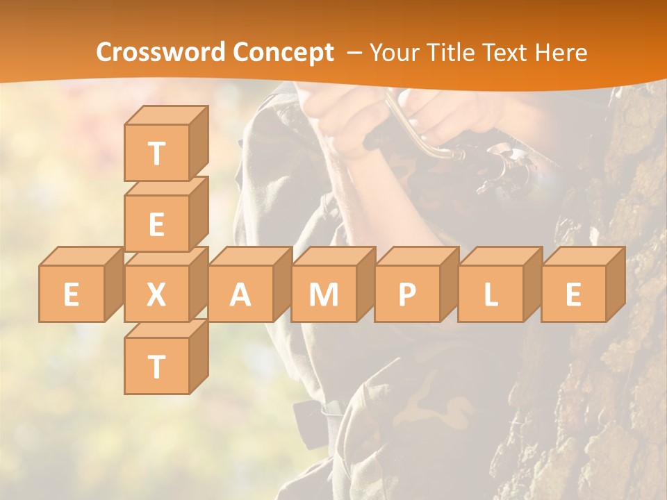 Fire Forest Ball PowerPoint Template