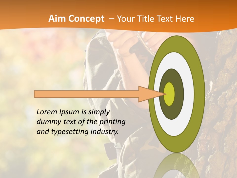 Fire Forest Ball PowerPoint Template