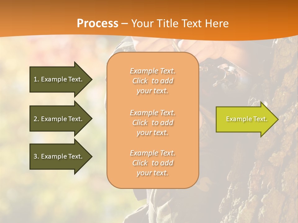 Fire Forest Ball PowerPoint Template