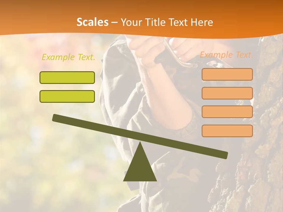 Fire Forest Ball PowerPoint Template