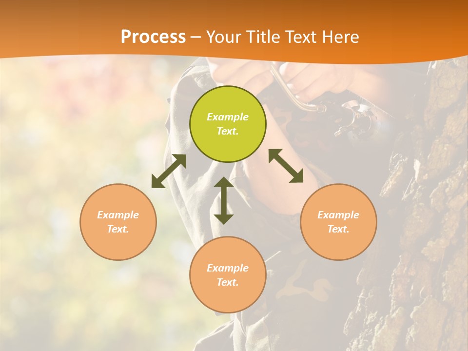 Fire Forest Ball PowerPoint Template