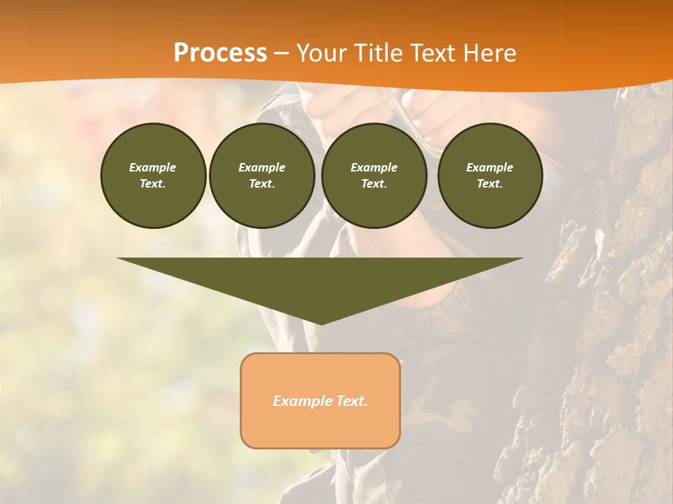 Fire Forest Ball PowerPoint Template