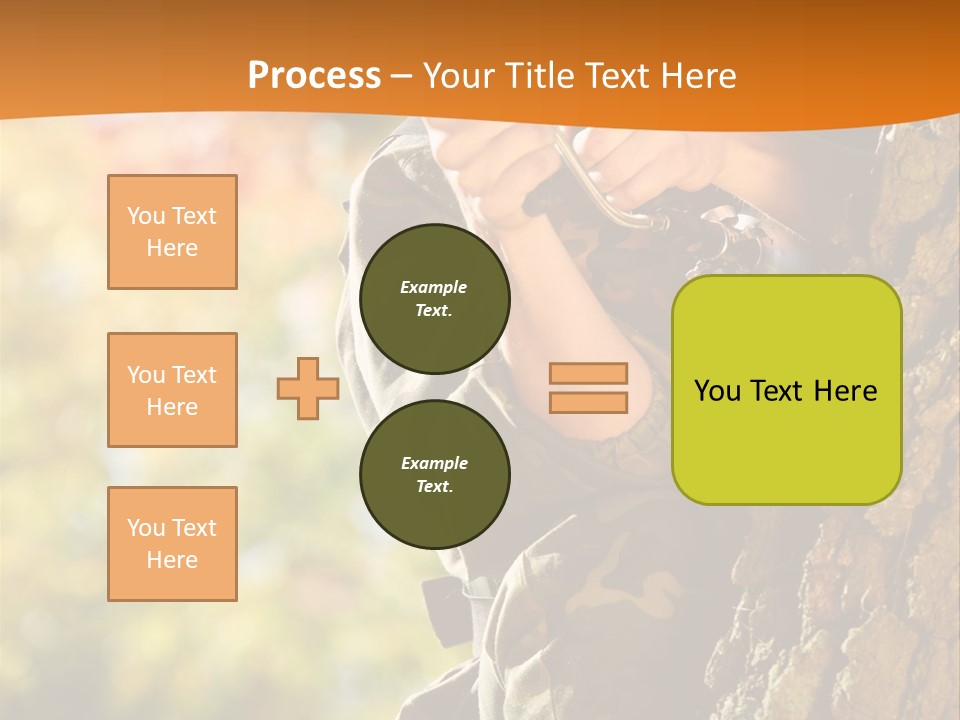 Fire Forest Ball PowerPoint Template