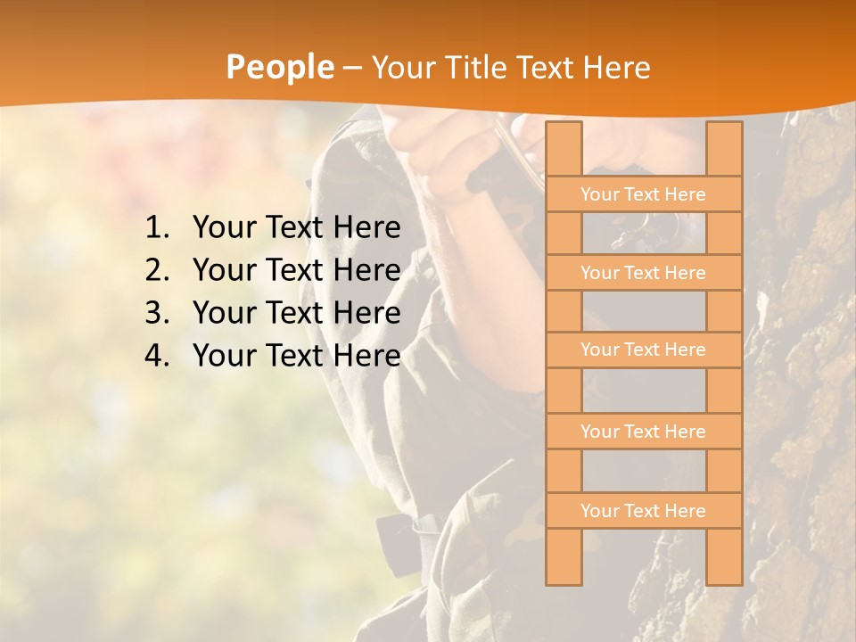 Fire Forest Ball PowerPoint Template
