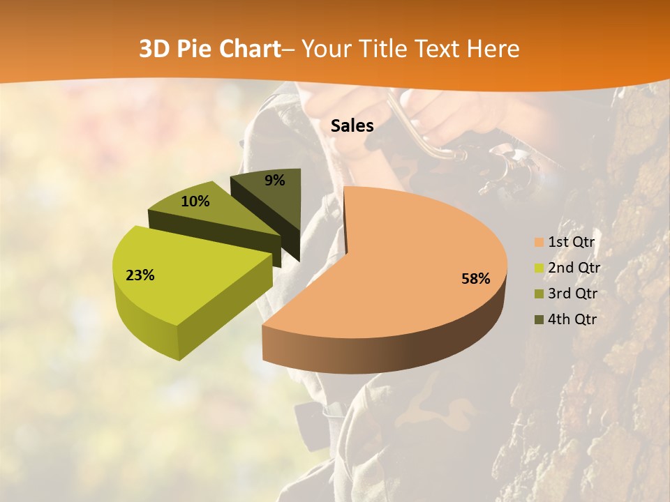 Fire Forest Ball PowerPoint Template