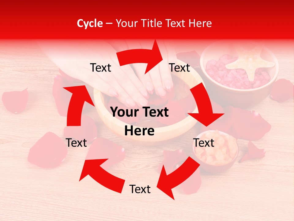 Nail Healing Red PowerPoint Template