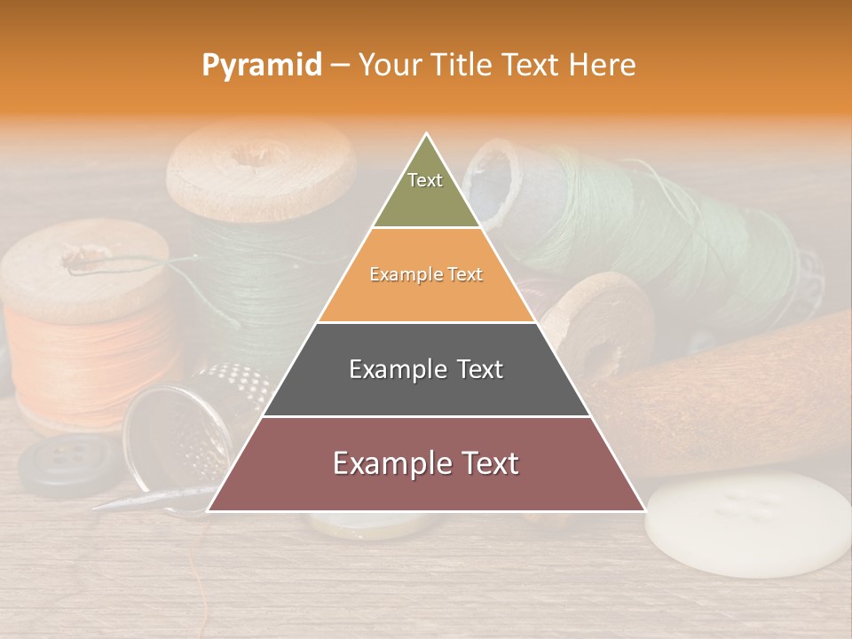 Thimble Sewing Thread PowerPoint Template