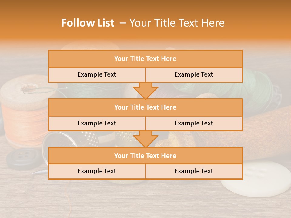 Thimble Sewing Thread PowerPoint Template