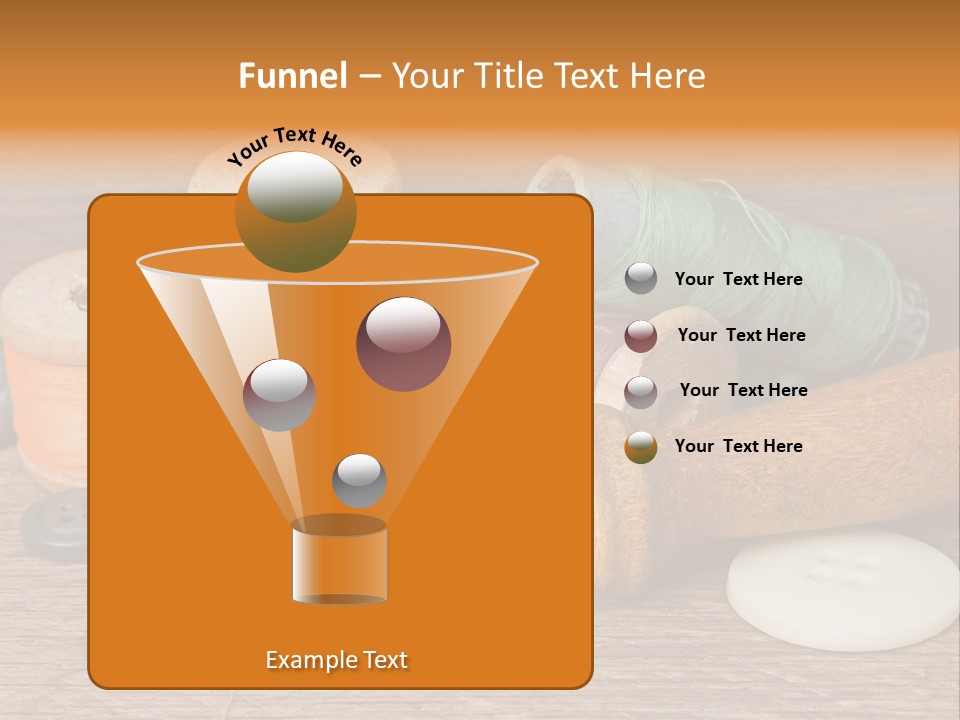 Thimble Sewing Thread PowerPoint Template