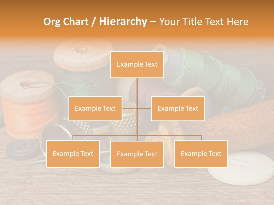 Thimble Sewing Thread PowerPoint Template
