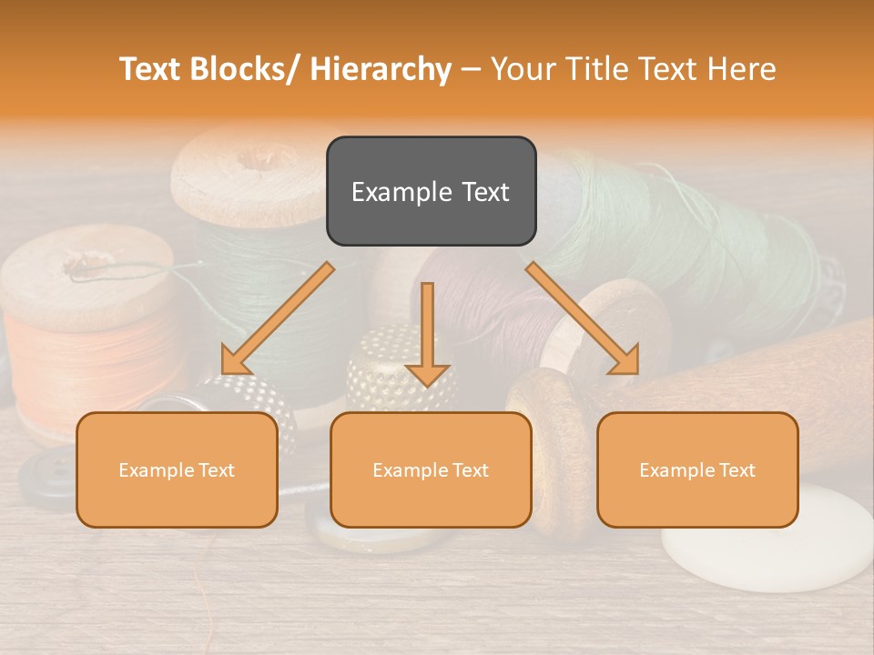 Thimble Sewing Thread PowerPoint Template