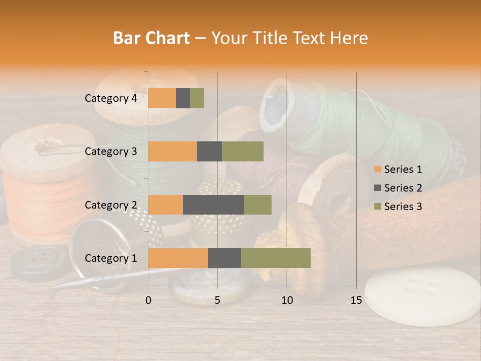 Thimble Sewing Thread PowerPoint Template