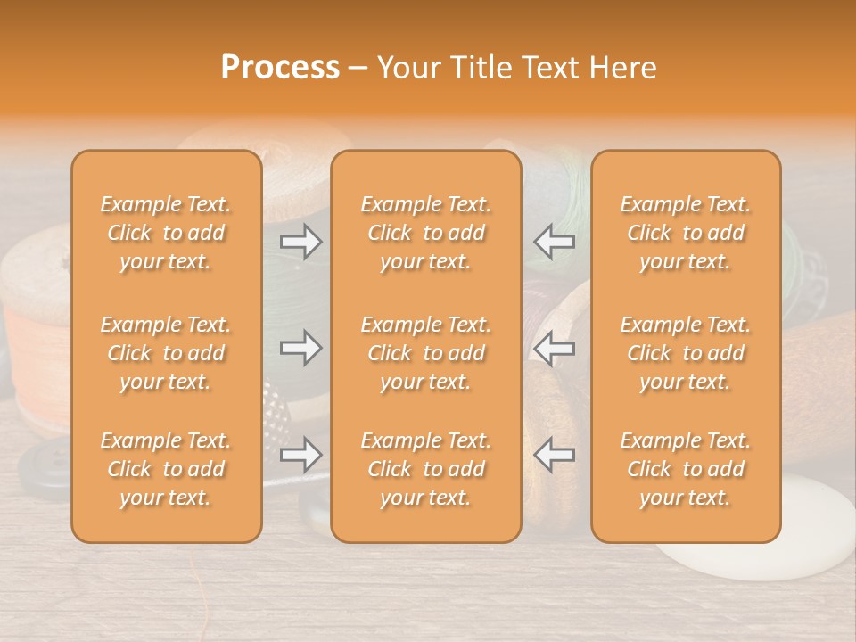 Thimble Sewing Thread PowerPoint Template