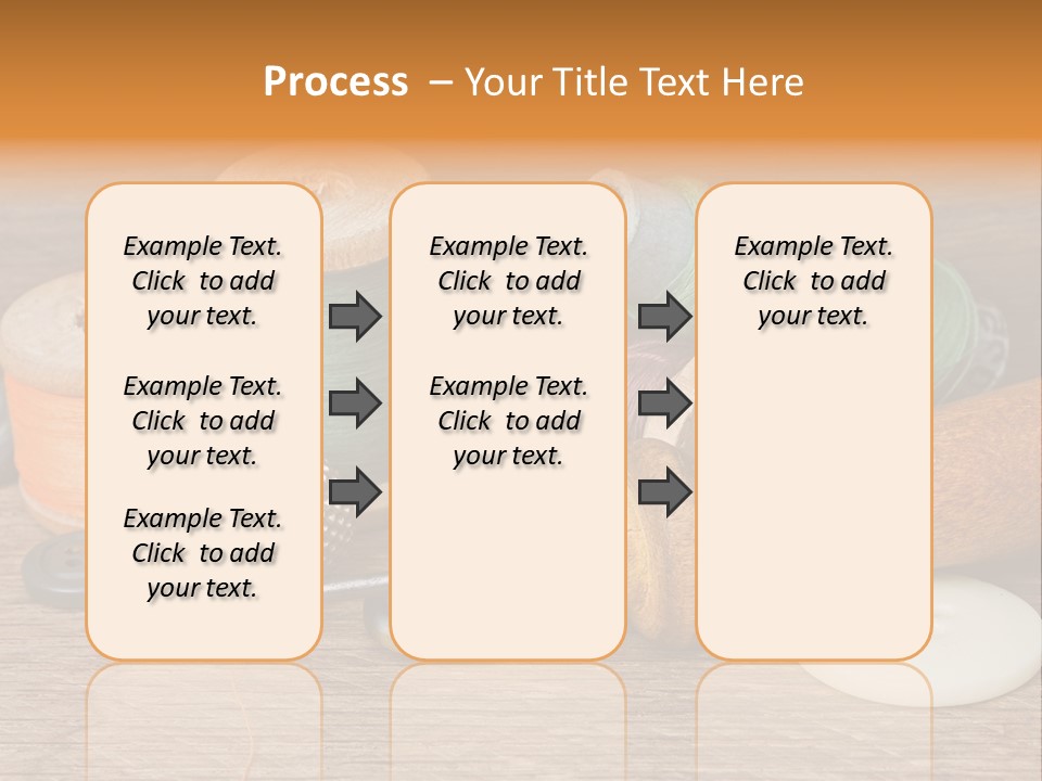 Thimble Sewing Thread PowerPoint Template