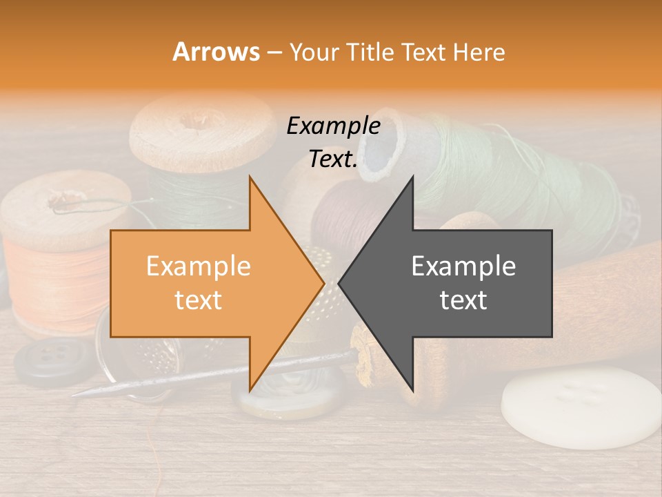 Thimble Sewing Thread PowerPoint Template