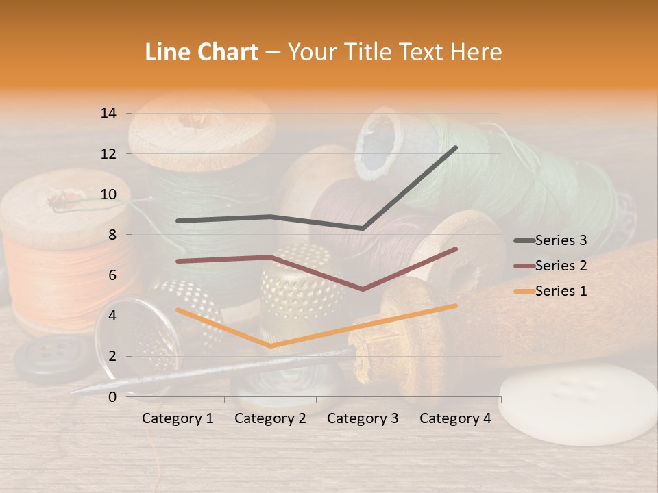 Thimble Sewing Thread PowerPoint Template
