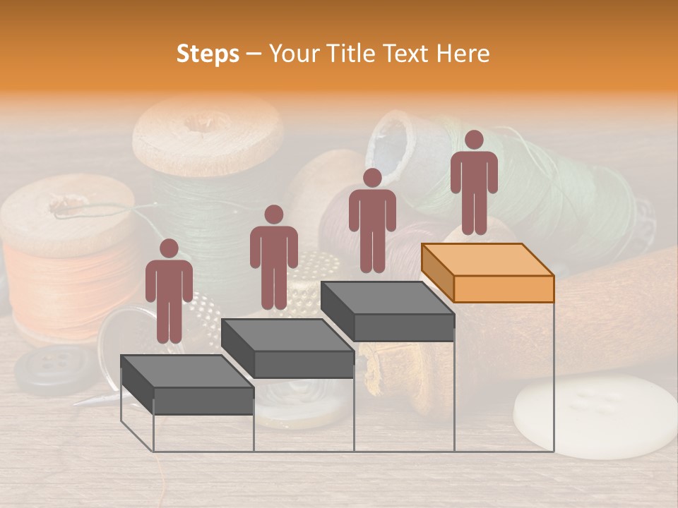 Thimble Sewing Thread PowerPoint Template