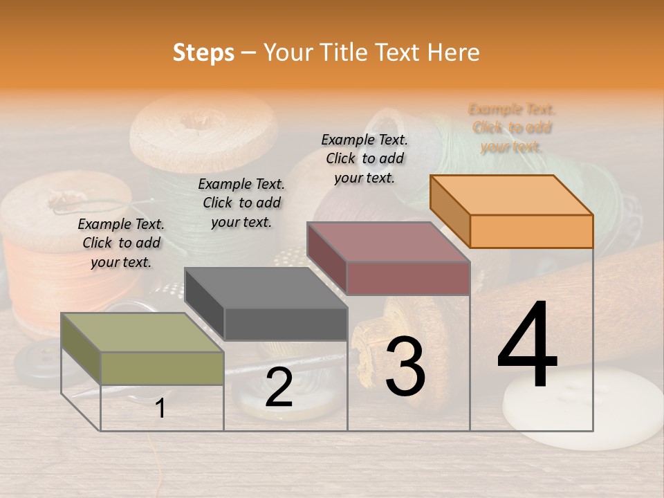 Thimble Sewing Thread PowerPoint Template