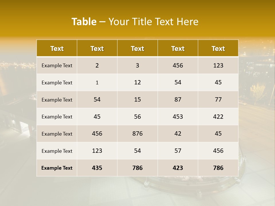 Cityscape Waterfront Yacht PowerPoint Template