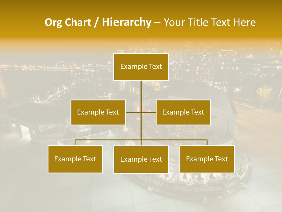 Cityscape Waterfront Yacht PowerPoint Template