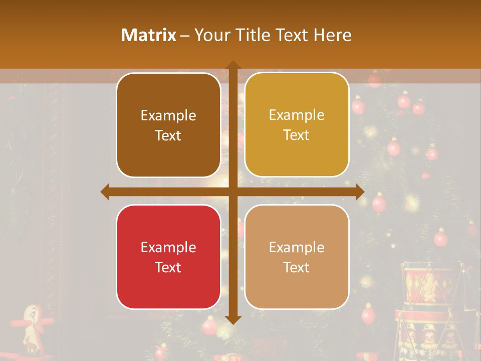 Advent Gifts Christmas Balls PowerPoint Template