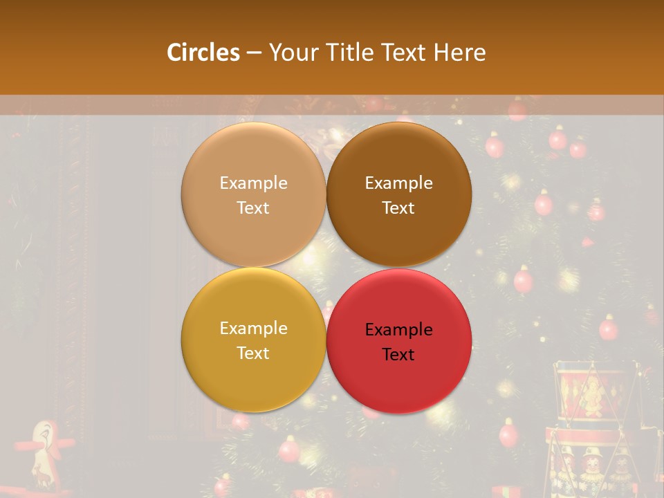 Advent Gifts Christmas Balls PowerPoint Template