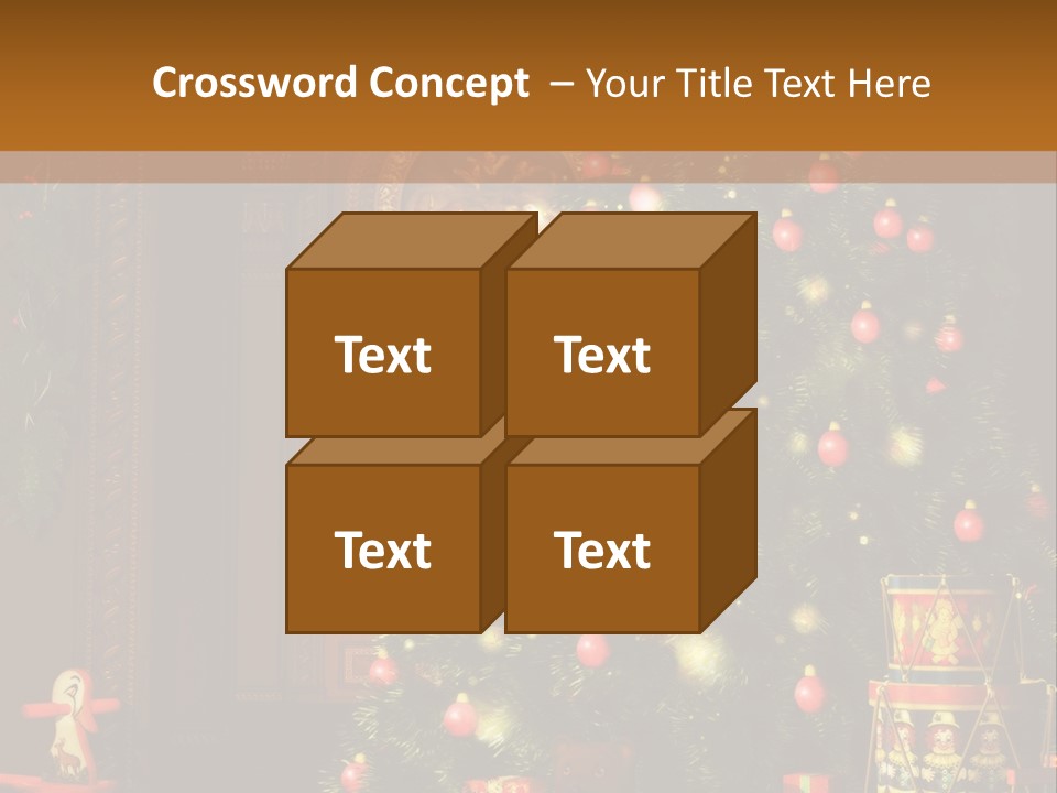 Advent Gifts Christmas Balls PowerPoint Template