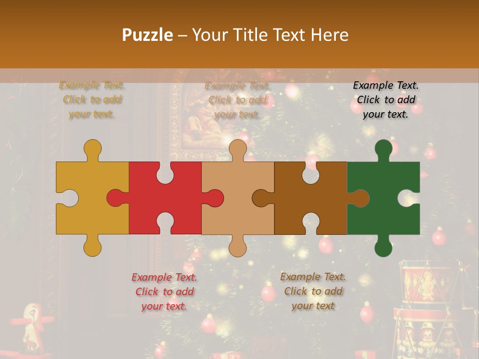 Advent Gifts Christmas Balls PowerPoint Template