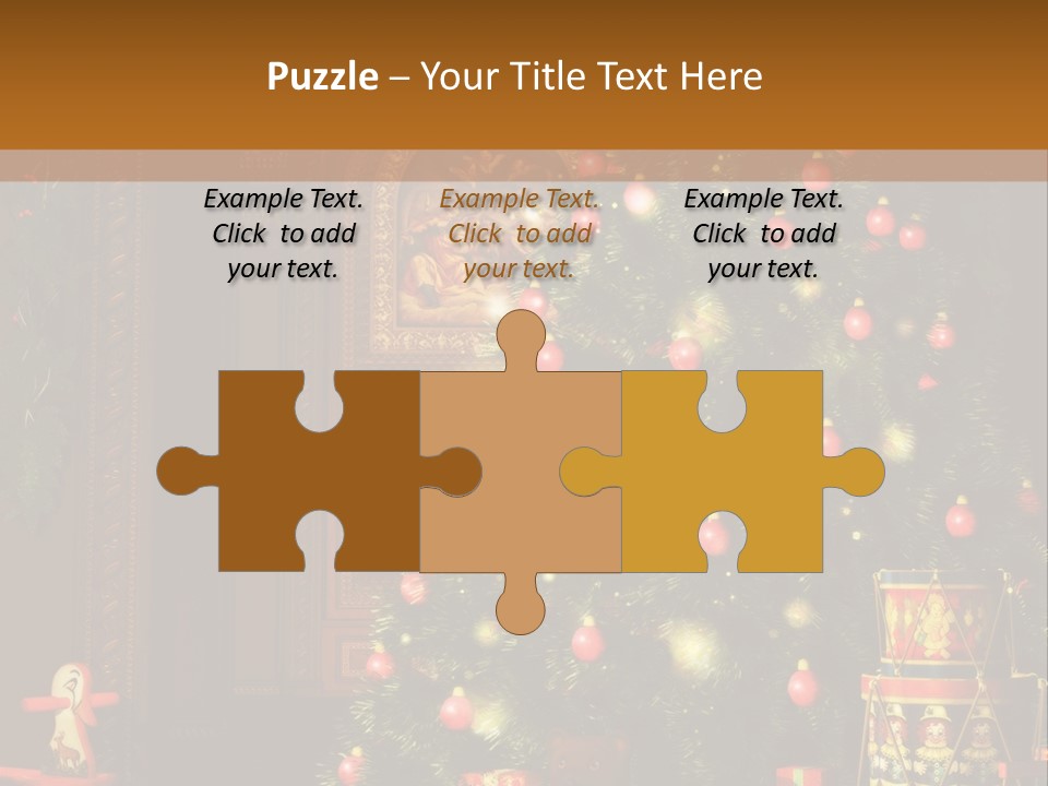 Advent Gifts Christmas Balls PowerPoint Template