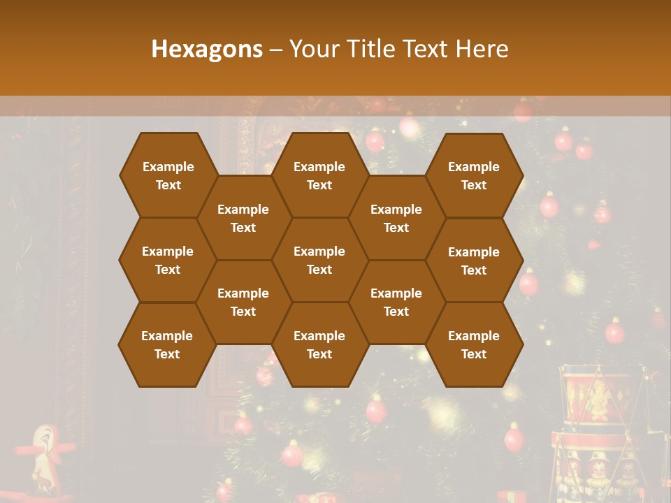 Advent Gifts Christmas Balls PowerPoint Template