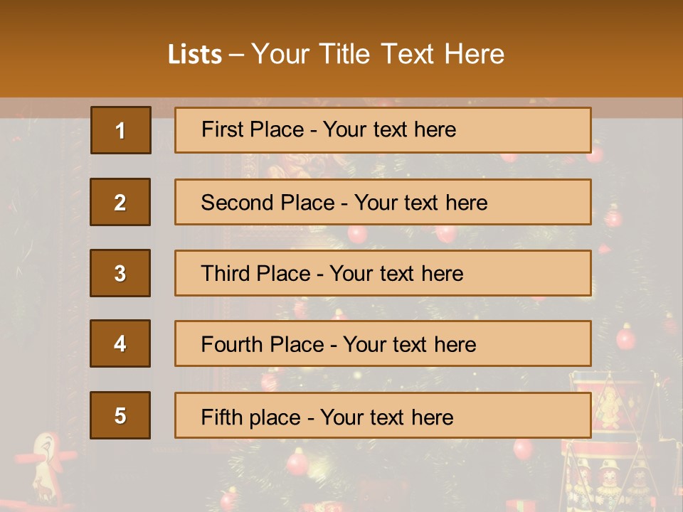 Advent Gifts Christmas Balls PowerPoint Template