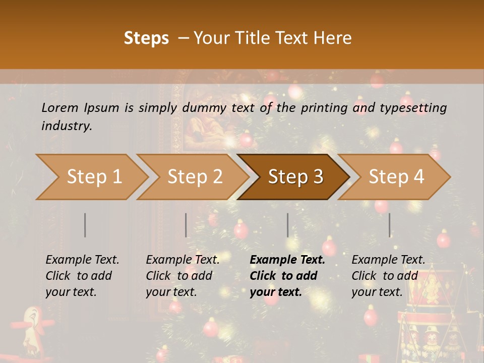 Advent Gifts Christmas Balls PowerPoint Template