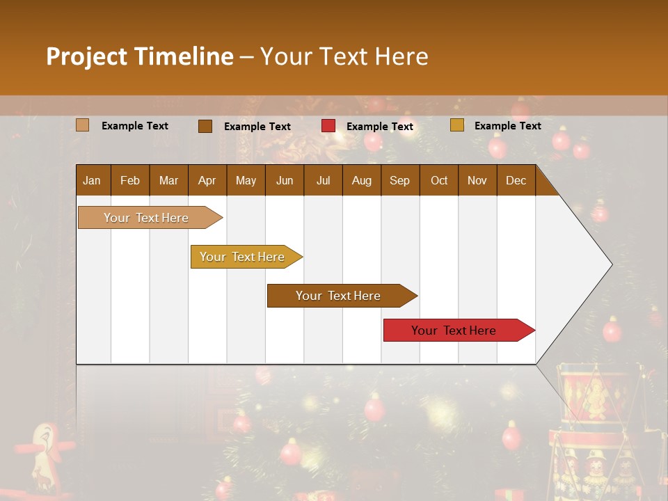 Advent Gifts Christmas Balls PowerPoint Template