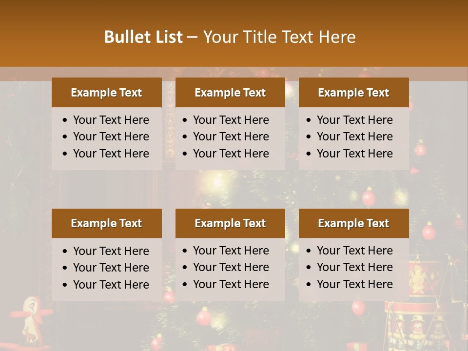 Advent Gifts Christmas Balls PowerPoint Template